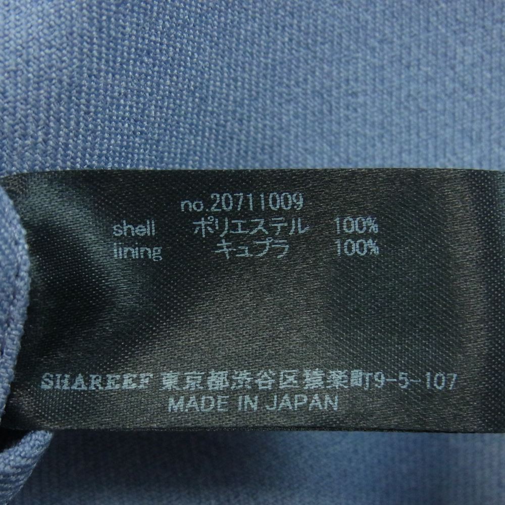 SHAREEF シャリーフ DOUBLE JK ドロップショルダー ダブル ジャケット 日本製 ライトブルー系 グレイッシュライトブルー系【中古】