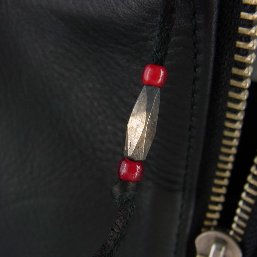 REDMOON レッドムーン NUMBER ONE LEATHERS  MADDOG 2 マッドドッグ レザー ジャケット カウレザー ブラック系 38【極上美品】【中古】