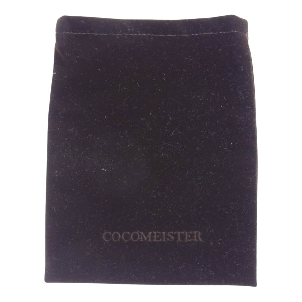 COCOMEISTER ココマイスター 名刺入れ カードケース レザー ブラック ブラック系【中古】