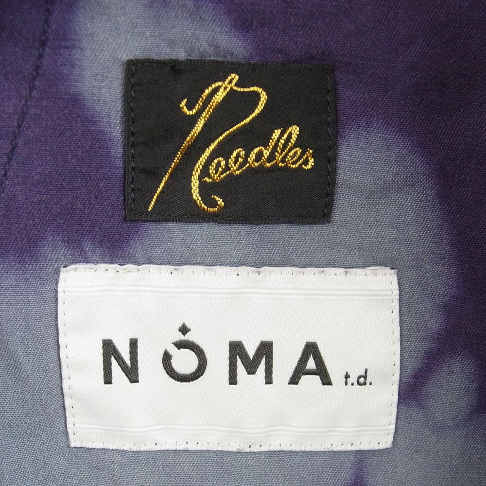 Needles ニードルス N29-NNP101 NOMA t.d. ノーマティーディ BASKETBALL SHORT バスケットボール タイダイ ショーツ ハーフ ショート パンツ パープル系 L【中古】