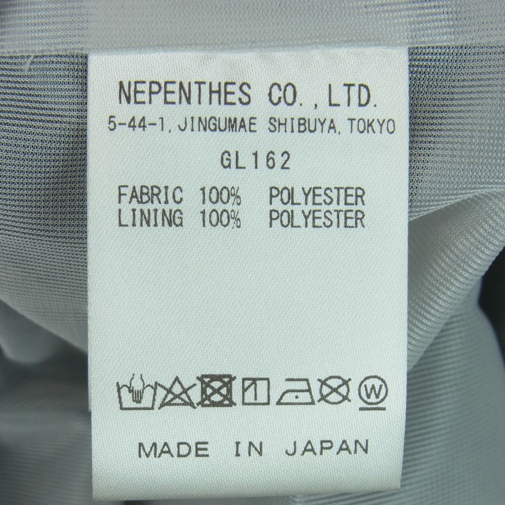 Needles ニードルス GL162 POLY TAFFETA REFLECTIVE PAINT COACH JACKET リフレクティブ ペイント コーチ ジャケット ブラック系 シルバー系 M【中古】