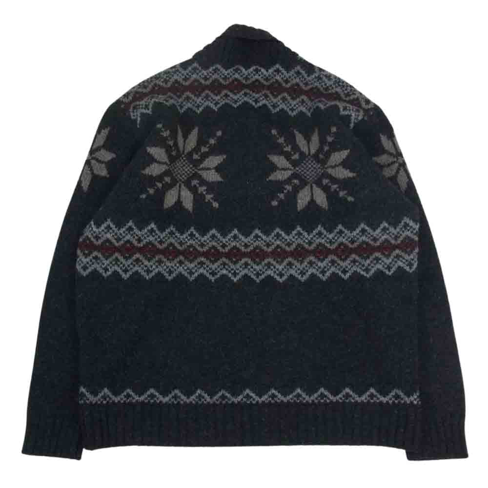 PENDLETON ペンドルトン ネイティブ柄 ウール ニット セーター  グレー系 XXL【中古】