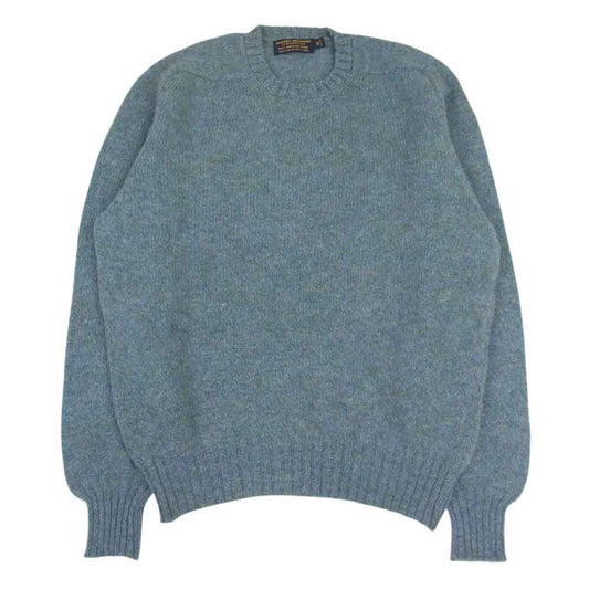 Brooks Brothers ブルックスブラザーズ スコットランド製 ウール プルオーバー ニット セーター  グリーン系 42【中古】