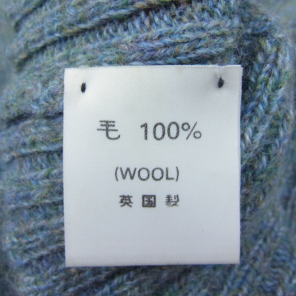 Brooks Brothers ブルックスブラザーズ スコットランド製 ウール プルオーバー ニット セーター  グリーン系 42【中古】