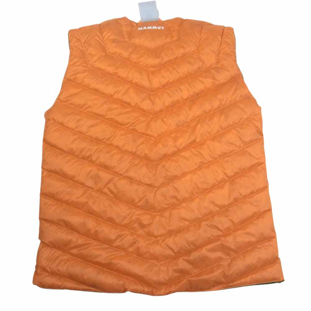 Mammut マムート 1013-02251 SEON IN VEST セオンイン ベスト リバーシブル ジップアップベスト オレンジ系 カーキ系 XL【中古】