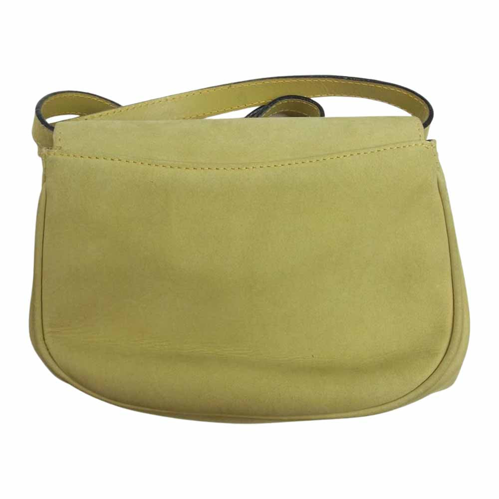 Salvatore Ferragamo サルヴァトーレフェラガモ BA212249 フリンジ ポシェット ショルダー バッグ  イエロー系【中古】