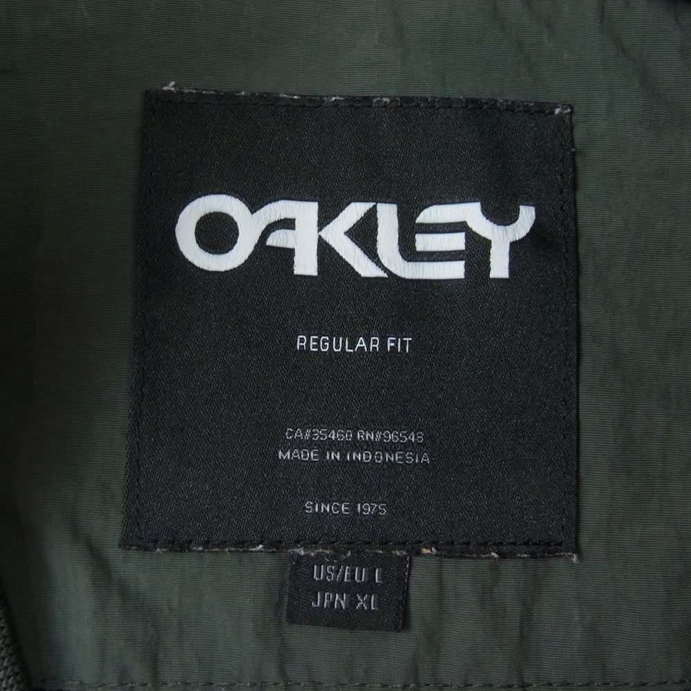 OAKLEY オークリー ナイロン ベスト カーキ系 XL【中古】