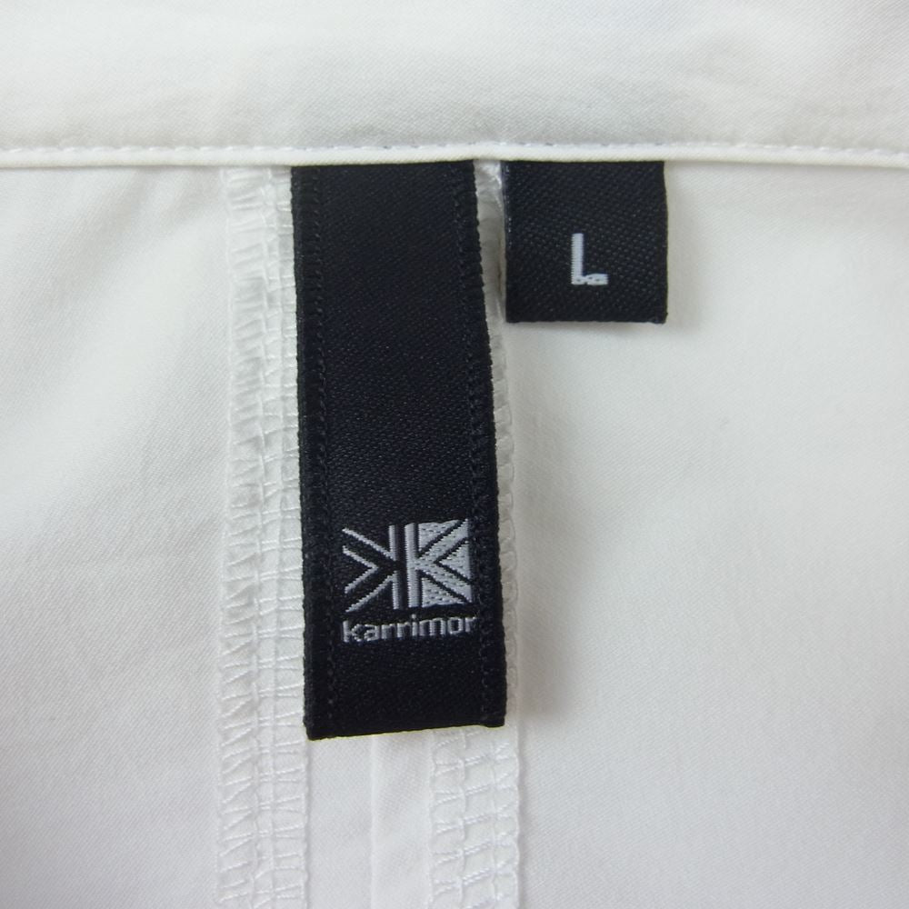 Karrimor カリマー 101385 commuter L/S shirt コミューター 長袖 シャツ ホワイト系 L【中古】
