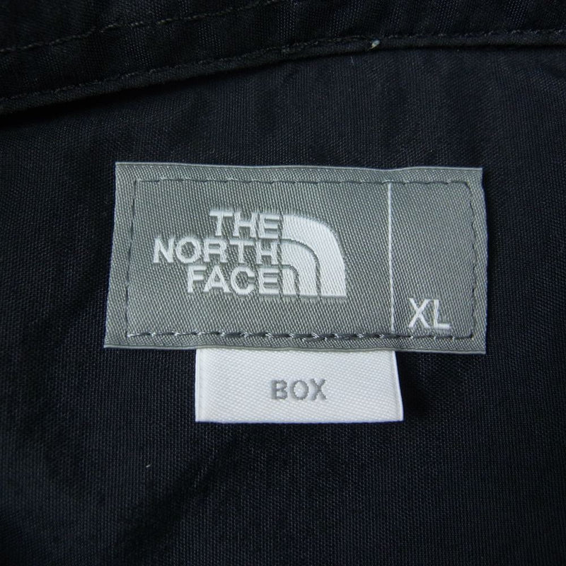 THE NORTH FACE ノースフェイス NR11961 L/S Nuptse Shirt ロングスリーブヌプシシャツ ブラック系 オレンジ系 XL【中古】