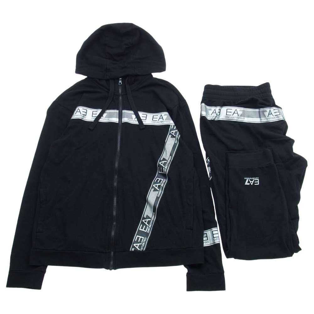 Emporio Armani エンポリオ・アルマーニ 6HPM30 PJ05Z EA7 ジャージー セットアップ トラック ジャケット パンツ EU・USA：3XL【中古】