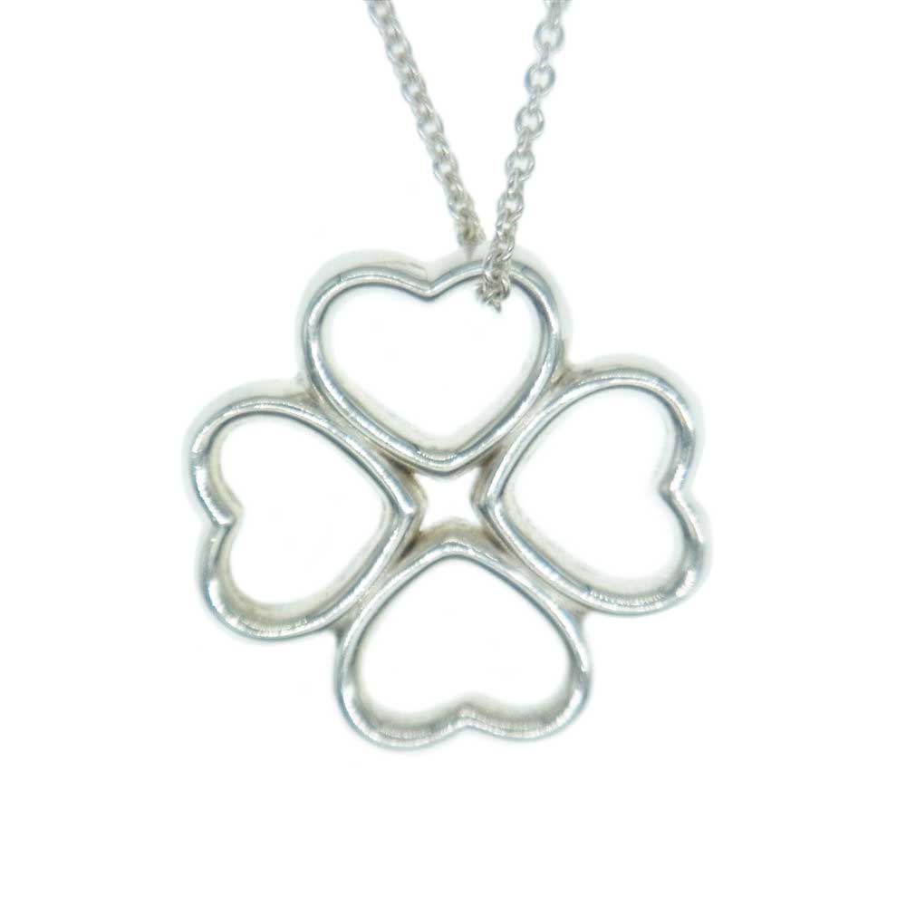 TIFFANY&Co. ティファニー クローバー シルバー ネックレス シルバー系【中古】