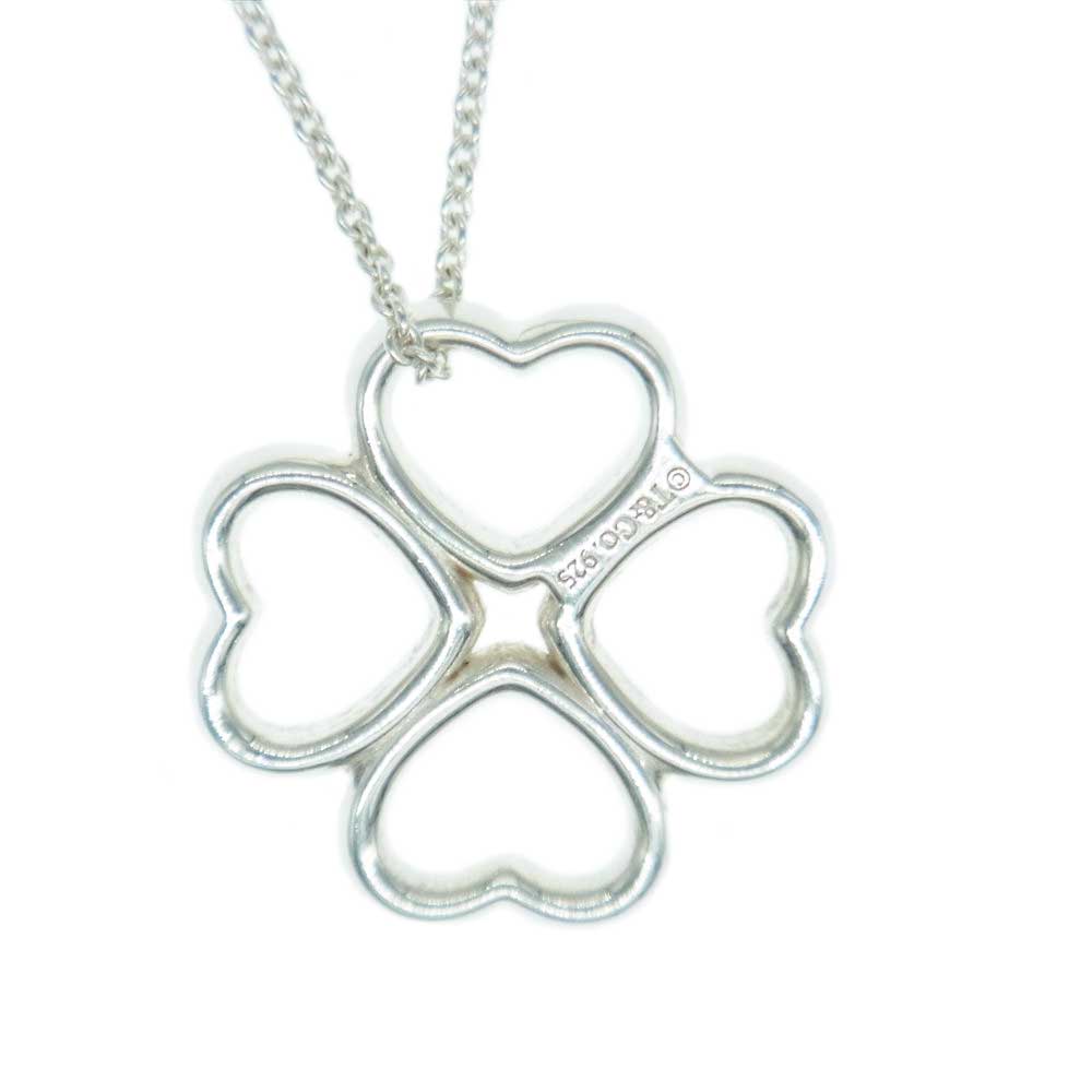 TIFFANY&Co. ティファニー クローバー シルバー ネックレス シルバー系【中古】