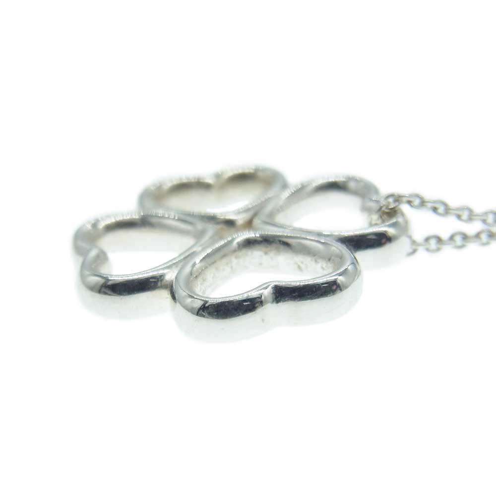TIFFANY&Co. ティファニー クローバー シルバー ネックレス シルバー系【中古】