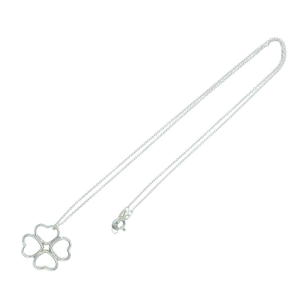 TIFFANY&Co. ティファニー クローバー シルバー ネックレス シルバー系【中古】