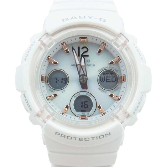 G-SHOCK ジーショック BGA-2800-7AJF BABY-G ベビージー レディース 腕時計 ウォッチ ホワイト系【極上美品】【中古】