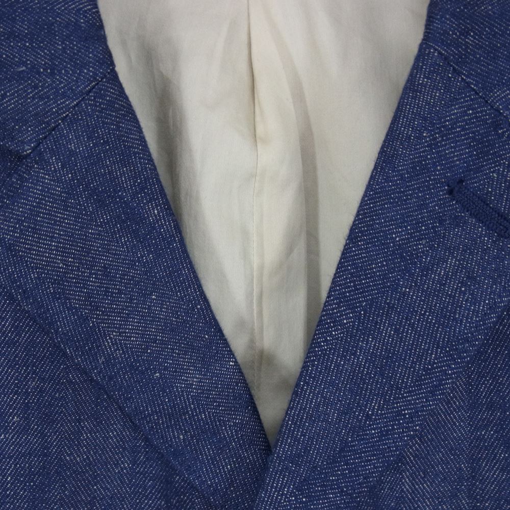 ORGUEIL オルゲイユ OR-4226B Indigo Linen Jacket インディゴブルー系 40【中古】
