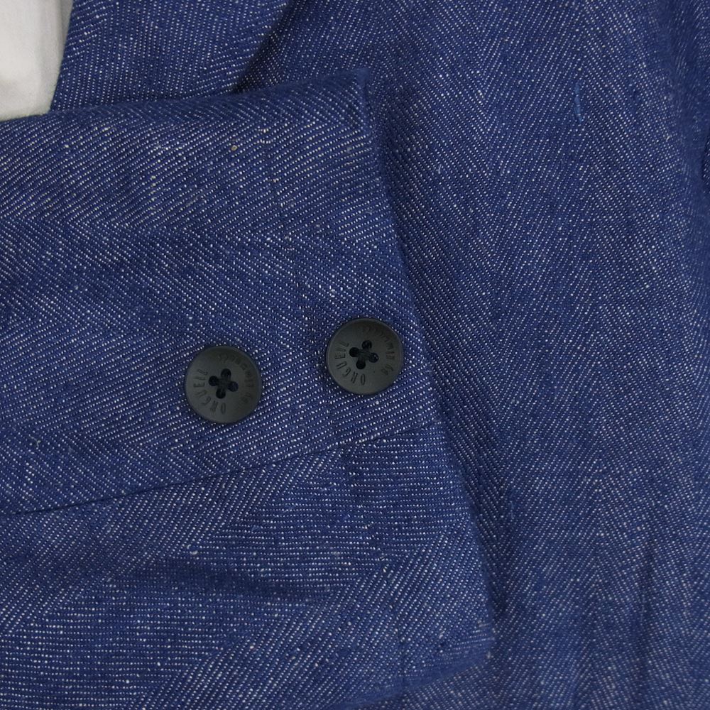 ORGUEIL オルゲイユ OR-4226B Indigo Linen Jacket インディゴブルー系 40【中古】