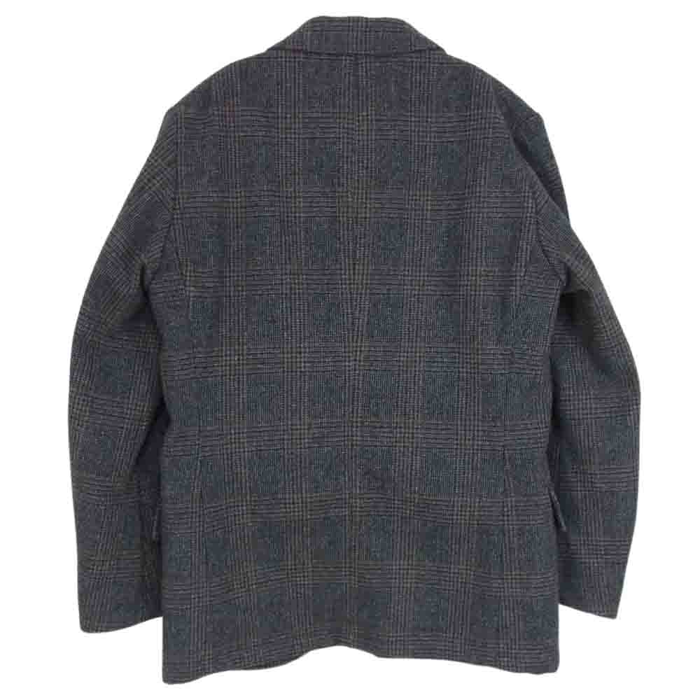 ORGUEIL オルゲイユ OR-4108 尾州産 グレンチェック ジャケット グレー系 38【美品】【中古】