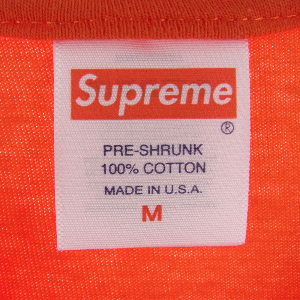 Supreme シュプリーム 22AW Milford Graves Tee ミルフォード グレイブス 半袖 Tシャツ オレンジ系 M【中古】