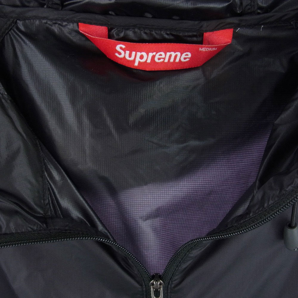 Supreme シュプリーム 22SS Ripstop Hooded Windshell リップストップ フーデッド ウィンドシェル ジャケット パーカー ナイロン ブラック系 M【中古】