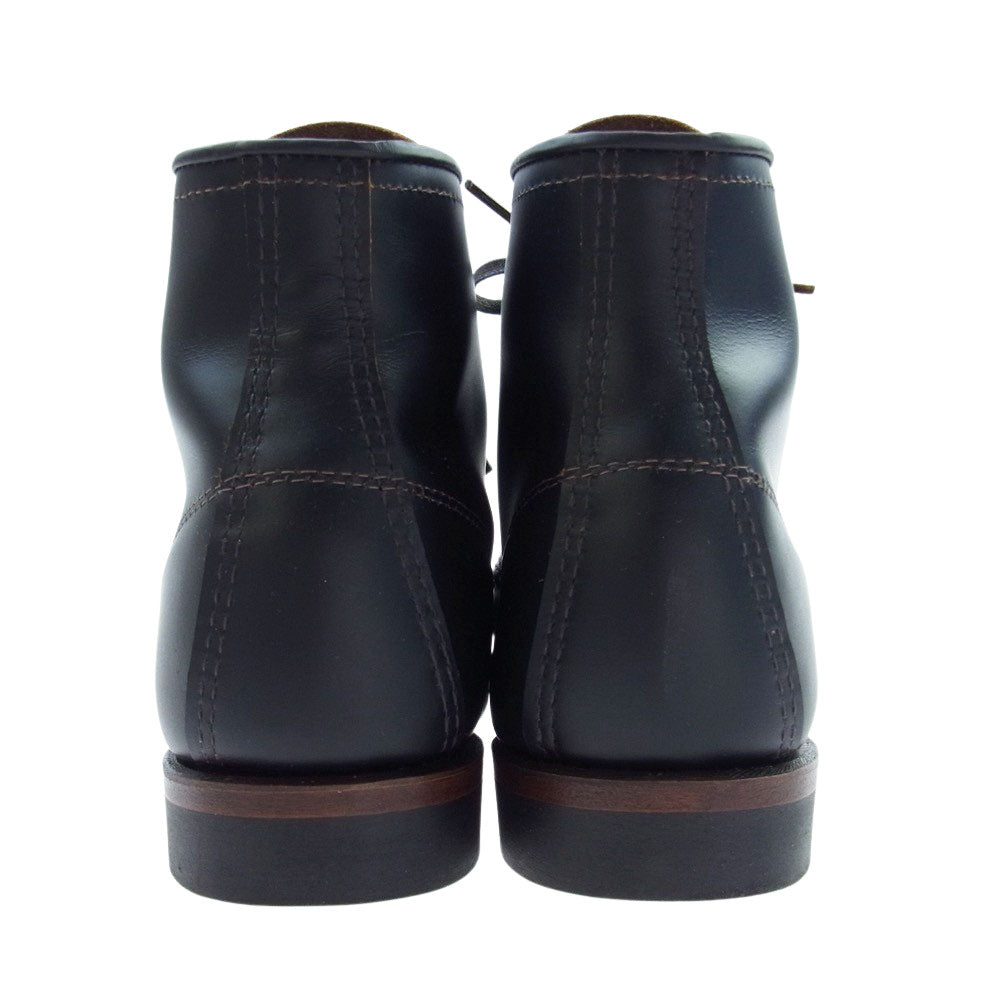 RED WING レッドウィング 9060 茶芯 BECKMAN FLATBOX ベックマン フラットボックス ブラック クロンダイク ワーク ブーツ ブラック系 27cm【中古】