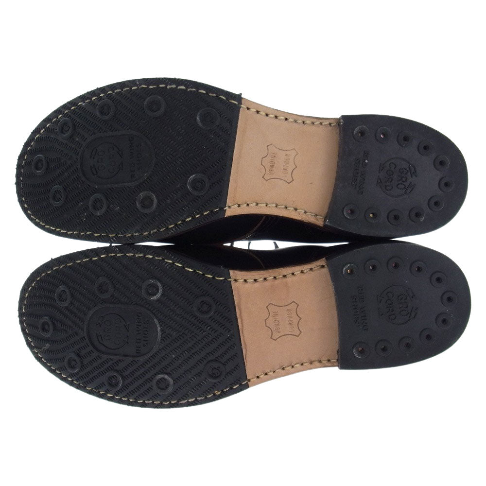 RED WING レッドウィング 9060 茶芯 BECKMAN FLATBOX ベックマン フラットボックス ブラック クロンダイク ワーク ブーツ ブラック系 27cm【中古】