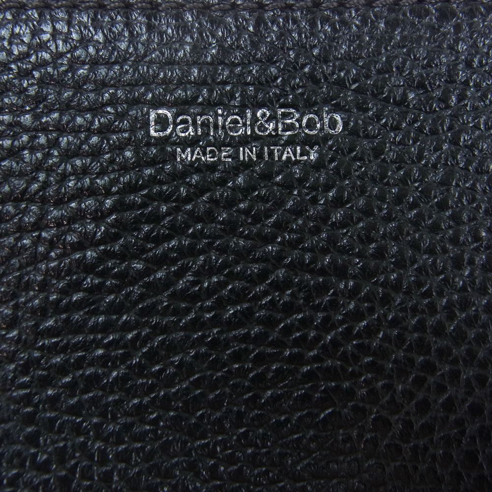 ダニエルアンドボブ  24SH U457 85  OTELLO SHOULDER オテッロ ショルダーバッグ シュリンク レザー  ブラック系【中古】
