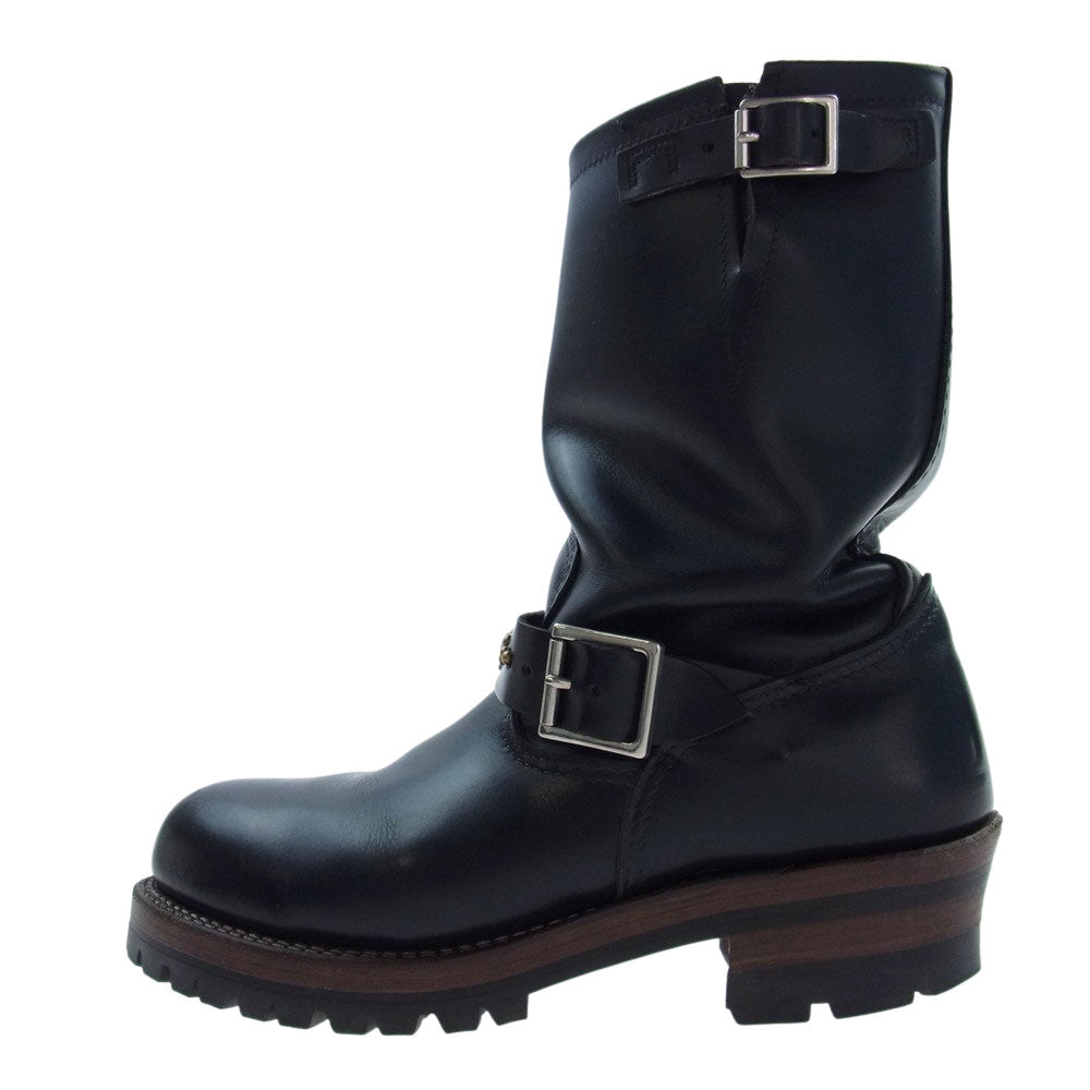 RED WING レッドウィング 2268 スタッズ ソール カスタム エンジニア ブーツ  ブラック系 27.0cm【中古】