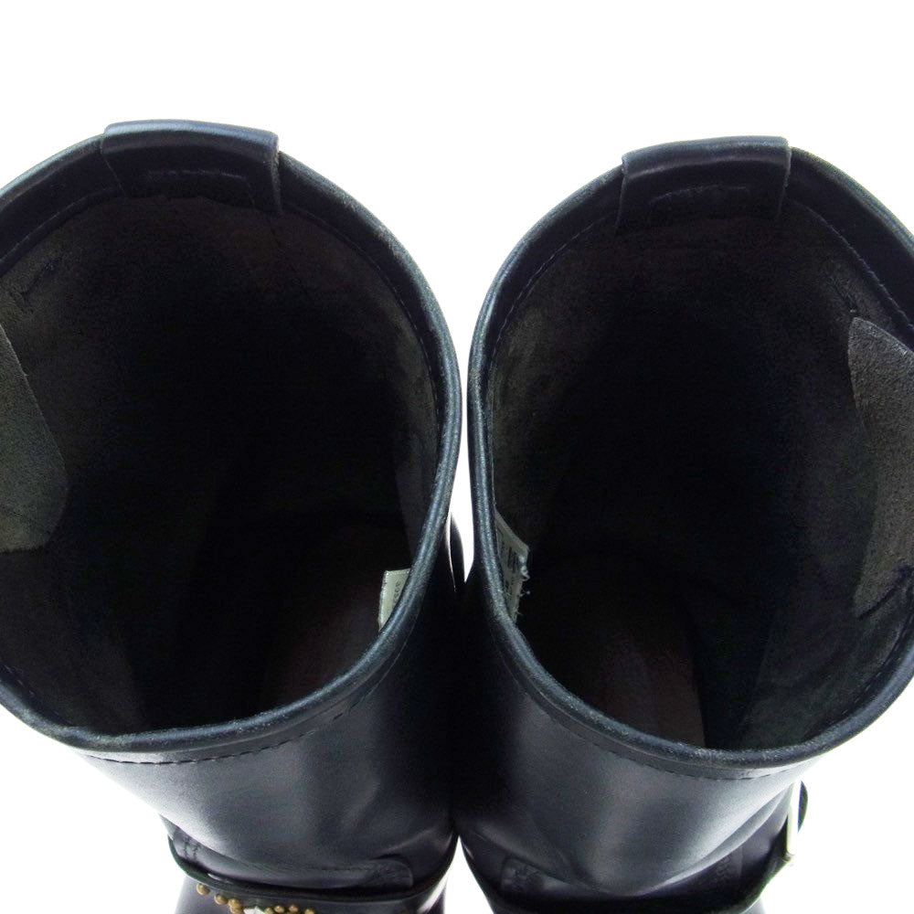 RED WING レッドウィング 2268 スタッズ ソール カスタム エンジニア ブーツ  ブラック系 27.0cm【中古】