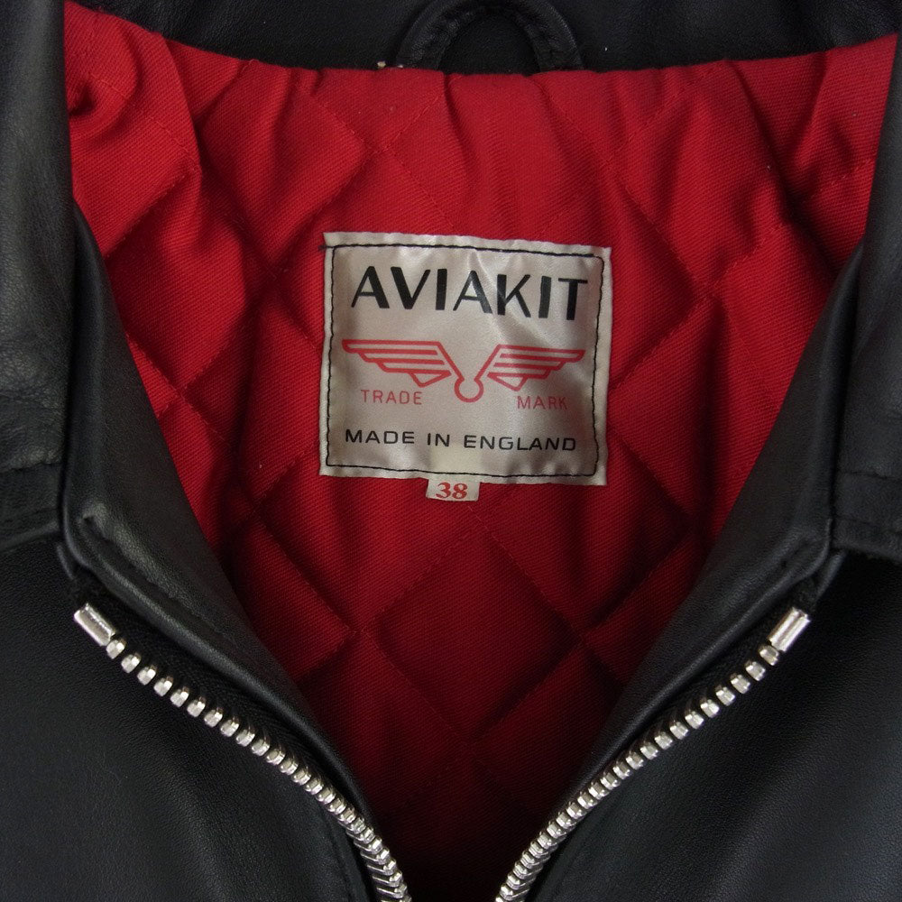 Lewis Leathers ルイスレザー 551T DOMINATOR ドミネーター シングル ライダース Genuine leather 本革 ブラック系 38【美品】【中古】