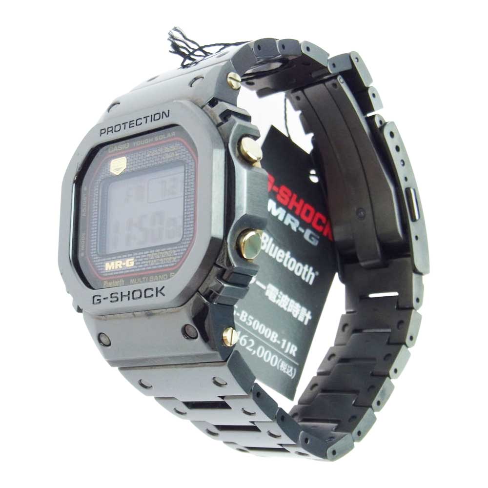CASIO G-SHOCK カシオ ジーショック MRG-B5000B-1JR MR-G 電波ソーラー 腕時計 ウォッチ ブラック系【美品】【中古】