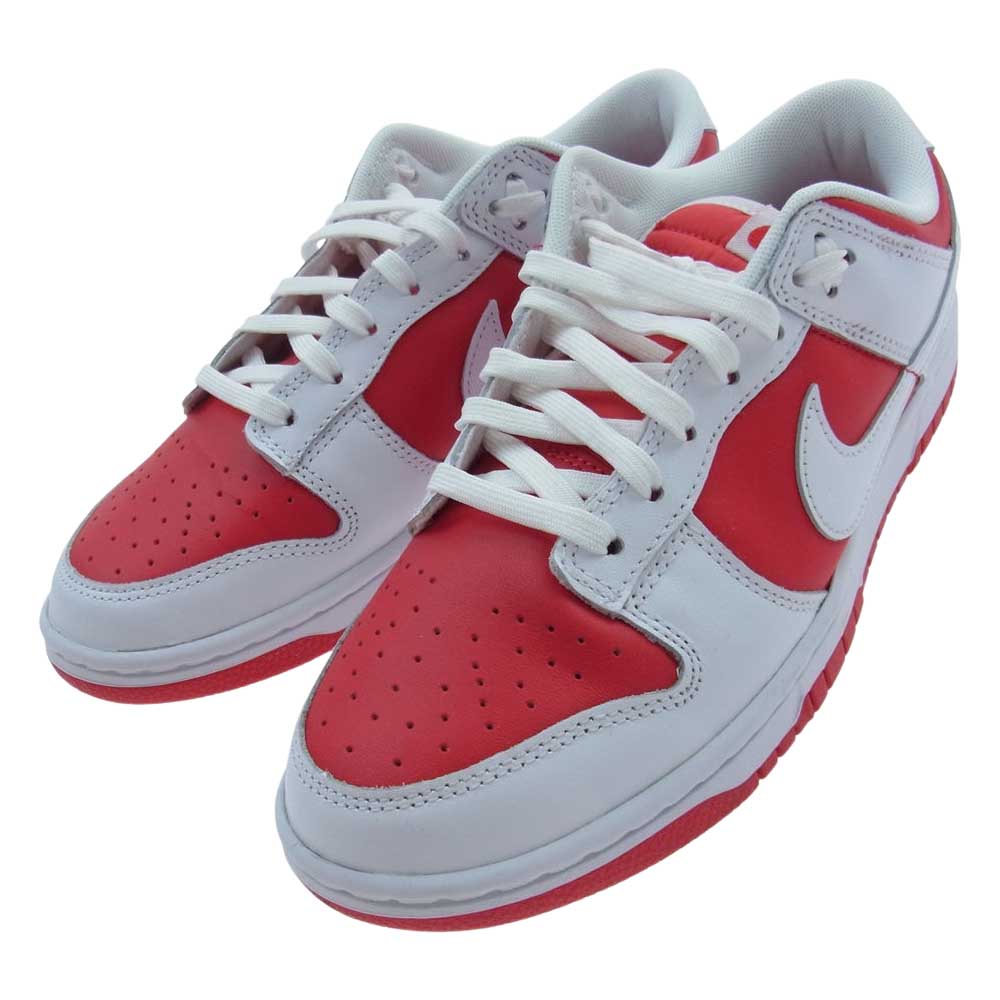 NIKE ナイキ DD1391-600  DUNK LOW RETRO CHAMPIONSHIP ダンクロー チャンピオンシップ レッド ローカットスニーカー レッド系 ホワイト系 26.5cm【中古】