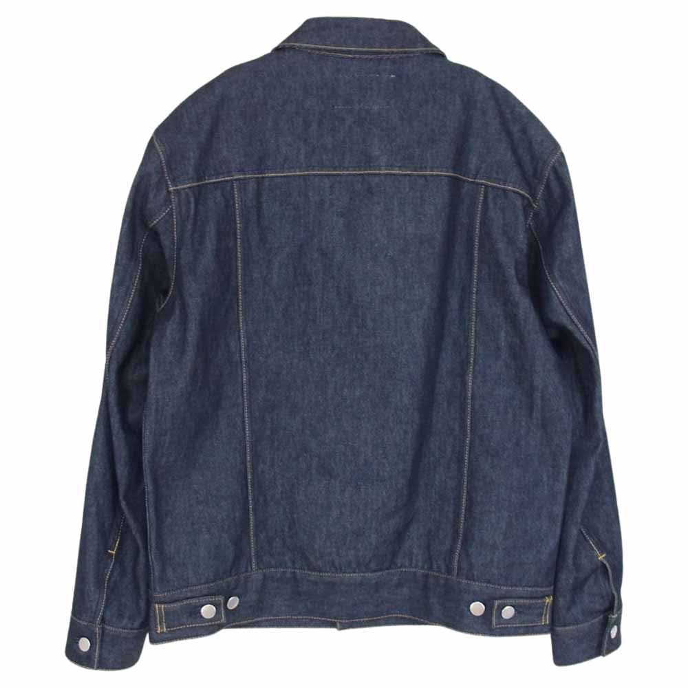 ジーニック  JEANIK0103 ワンウォッシュ コットン デニムジャケット インディゴブルー系 XL【美品】【中古】