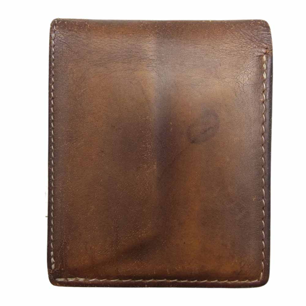 goro's ゴローズ コンチョ レザー 二つ折り 財布 ウォレット ブラウン系【中古】