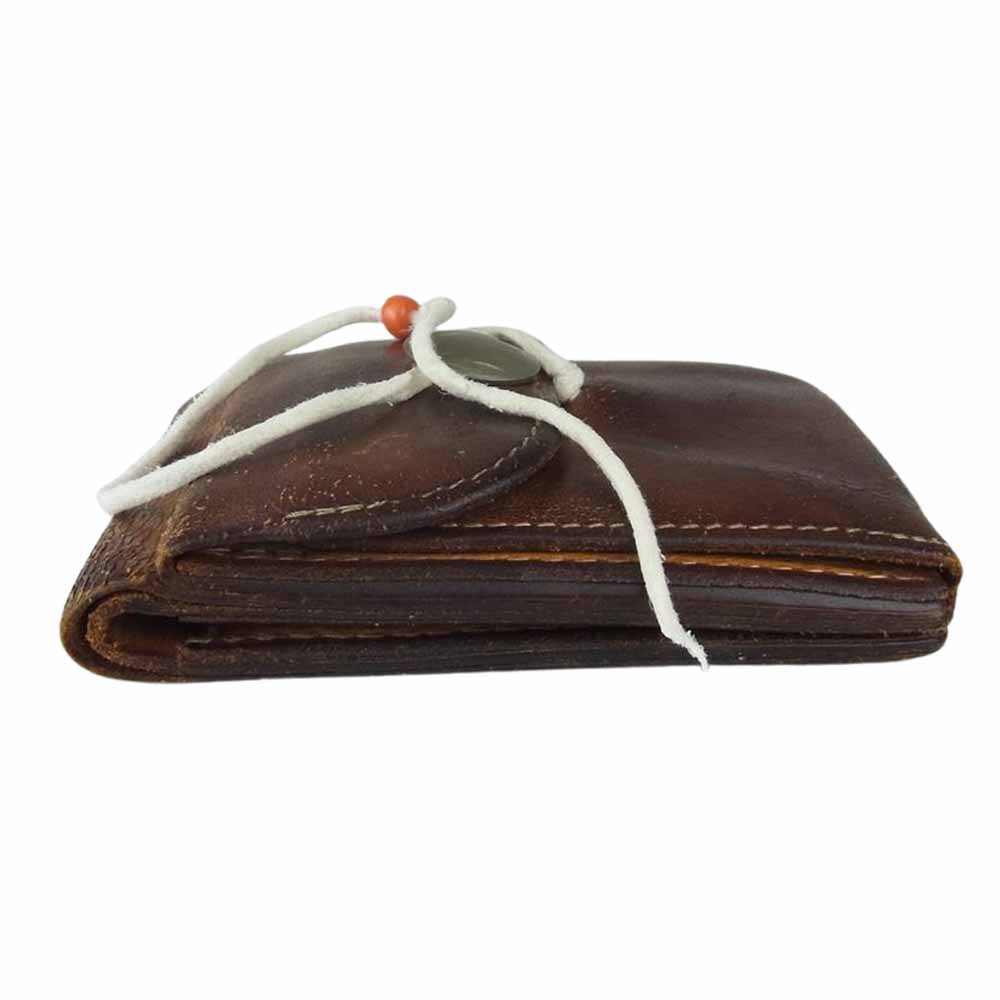 goro's ゴローズ コンチョ レザー 二つ折り 財布 ウォレット ブラウン系【中古】
