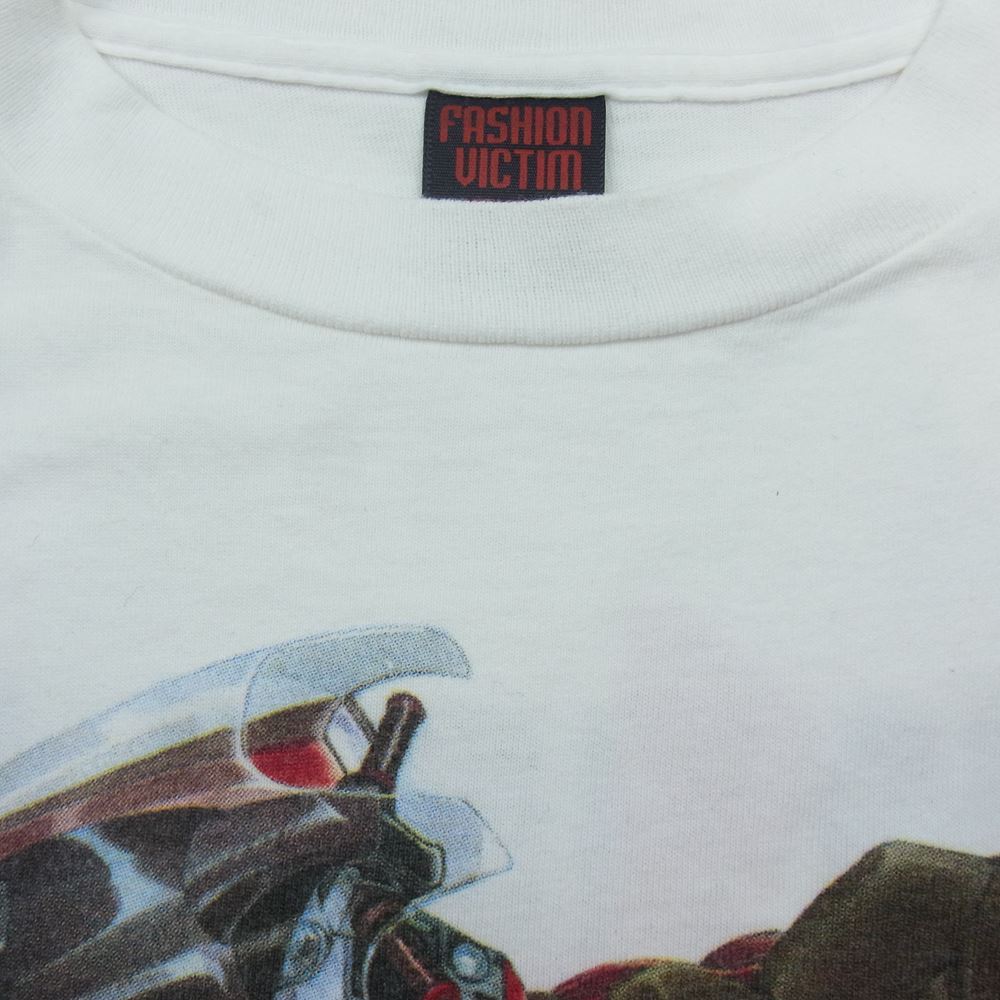 ファッション ヴィクティム 80s ヴィンテージ AKIRA アキラ プリント Tシャツ ホワイト系 L【中古】