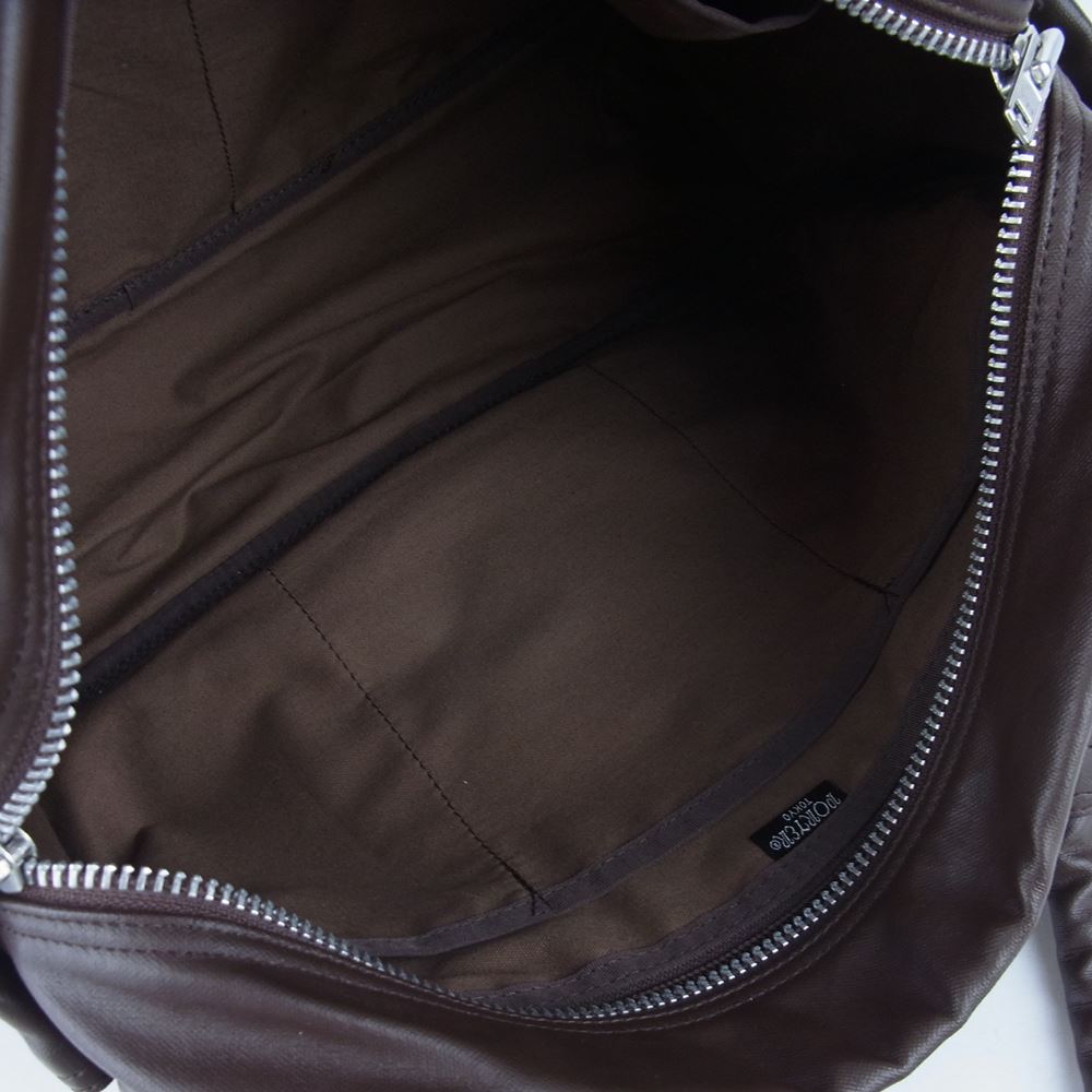 PORTER ポーター フリースタイル ボストンバッグ ブラウン系【中古】