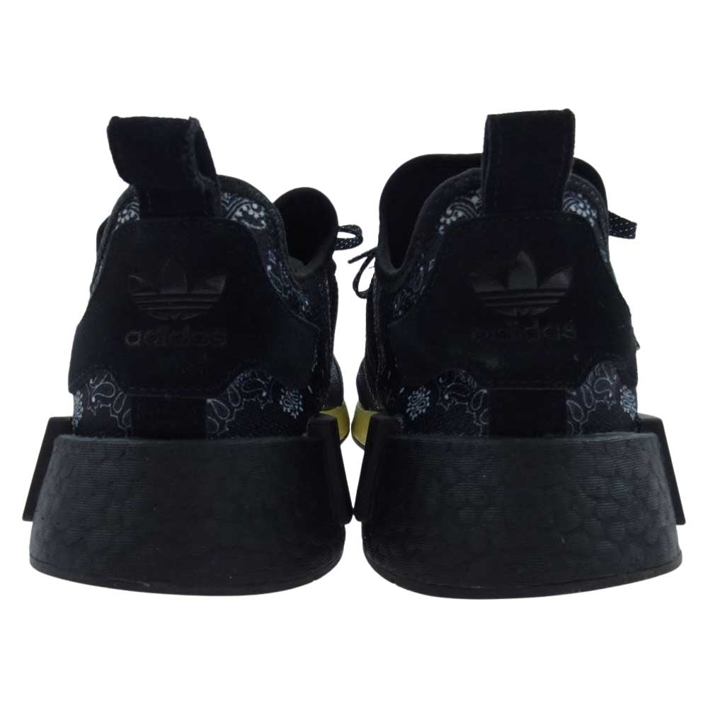 adidas アディダス GY4157 × NEIGHBORHOOD ネイバーフッド NMD R1 NBHD BANDANA ローカット スニーカー ブラック系 27cm【中古】