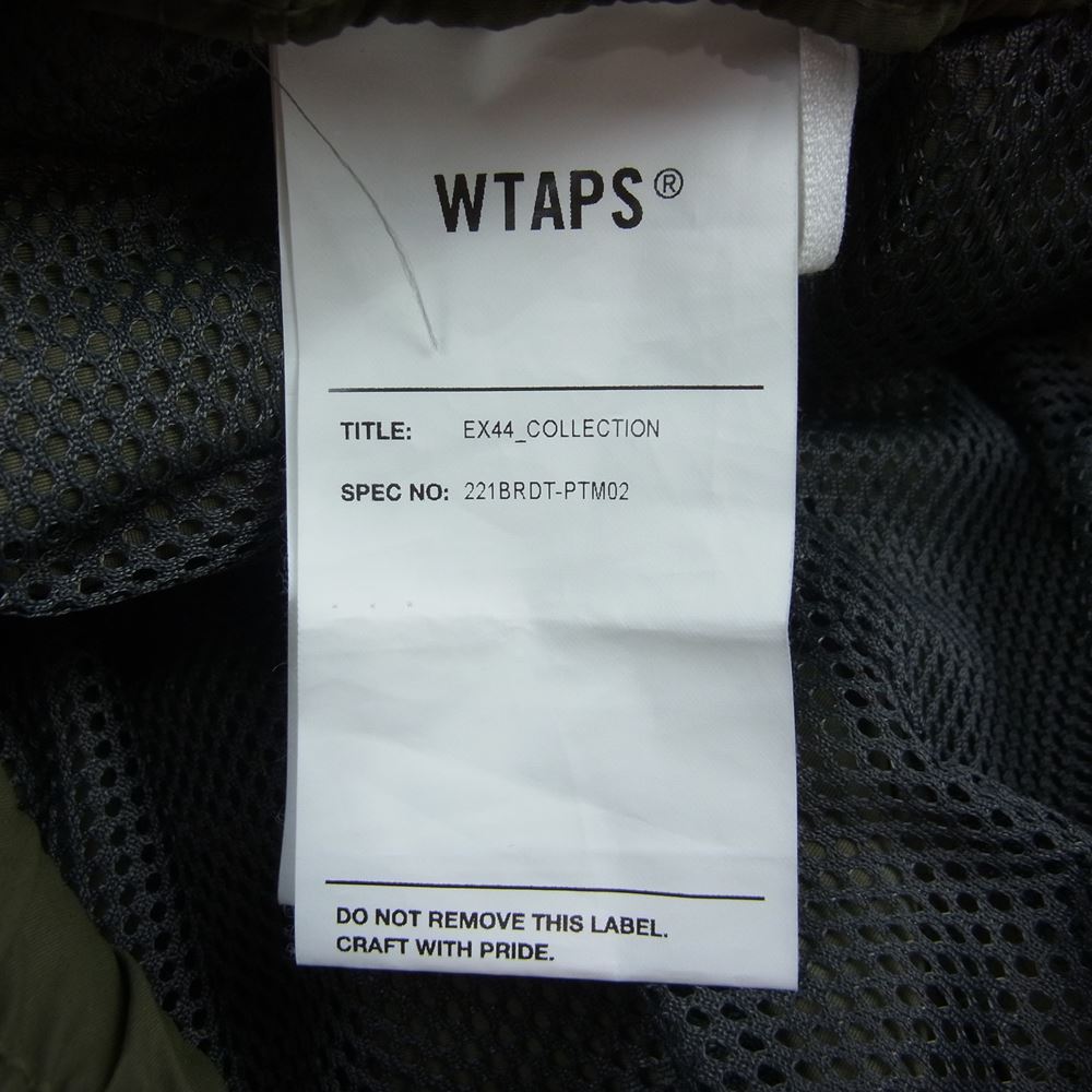 WTAPS ダブルタップス 22SS  221BRDT-PTM02  TRACKS TROUSERS NYLON TUSSAH トラウザー カーゴ パンツ カーキ系 03【中古】