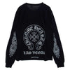 CHROME HEARTS クロムハーツ（原本無） Las Vegas Horseshoe LS Tee ラスベガス限定 ロングスリーブ ホースシュー Tシャツ ブラック ブラック系 L【極上美品】【中古】