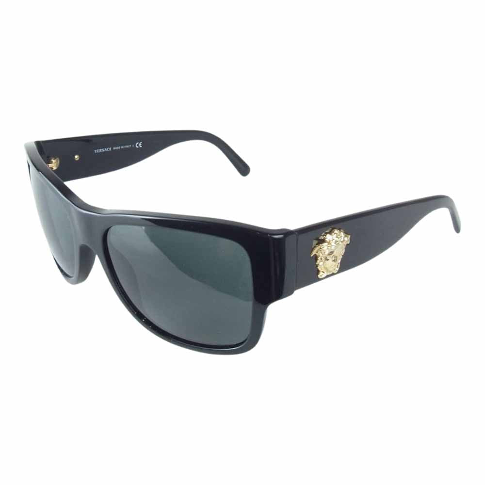 VERSACE ヴェルサーチ 4275 メデューサ サングラス メガネ フレーム ブラック ゴールド ブラック系【中古】