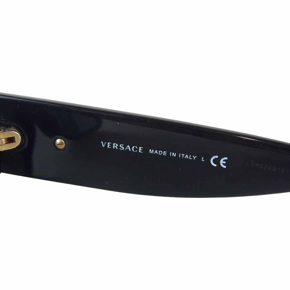 VERSACE ヴェルサーチ 4275 メデューサ サングラス メガネ フレーム ブラック ゴールド ブラック系【中古】