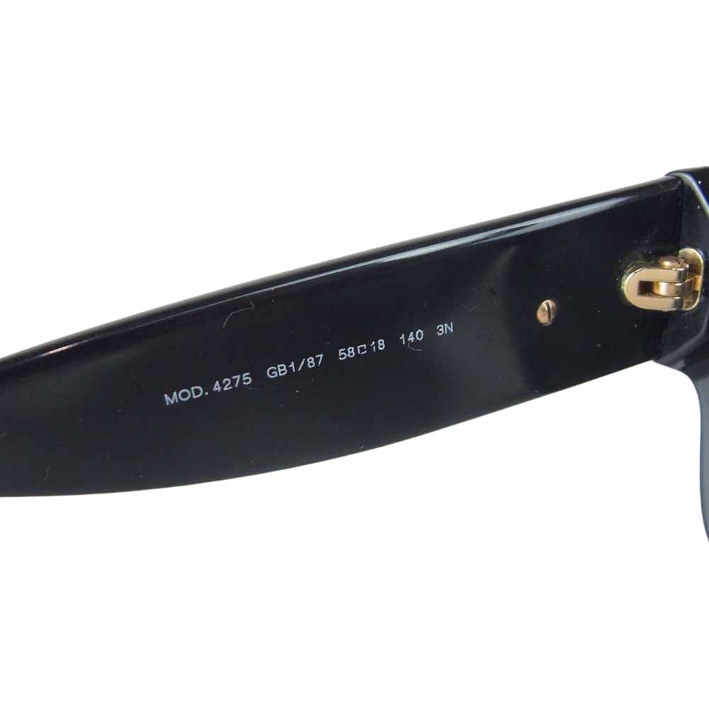 VERSACE ヴェルサーチ 4275 メデューサ サングラス メガネ フレーム ブラック ゴールド ブラック系【中古】