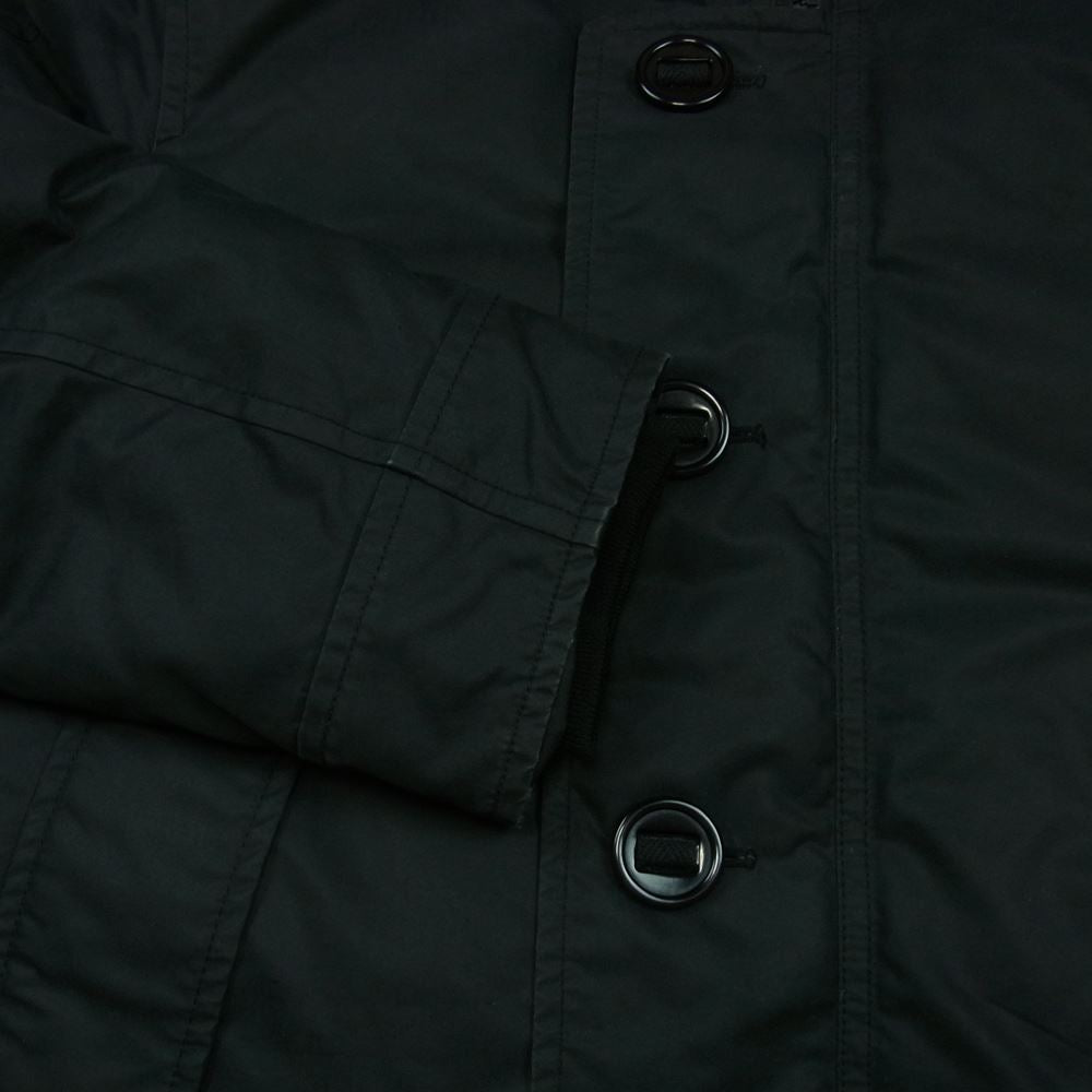 BEAMS ビームス 16F-BM035 ファー付 ダウン コート ジャケット 中国製 ブラック系 S【中古】