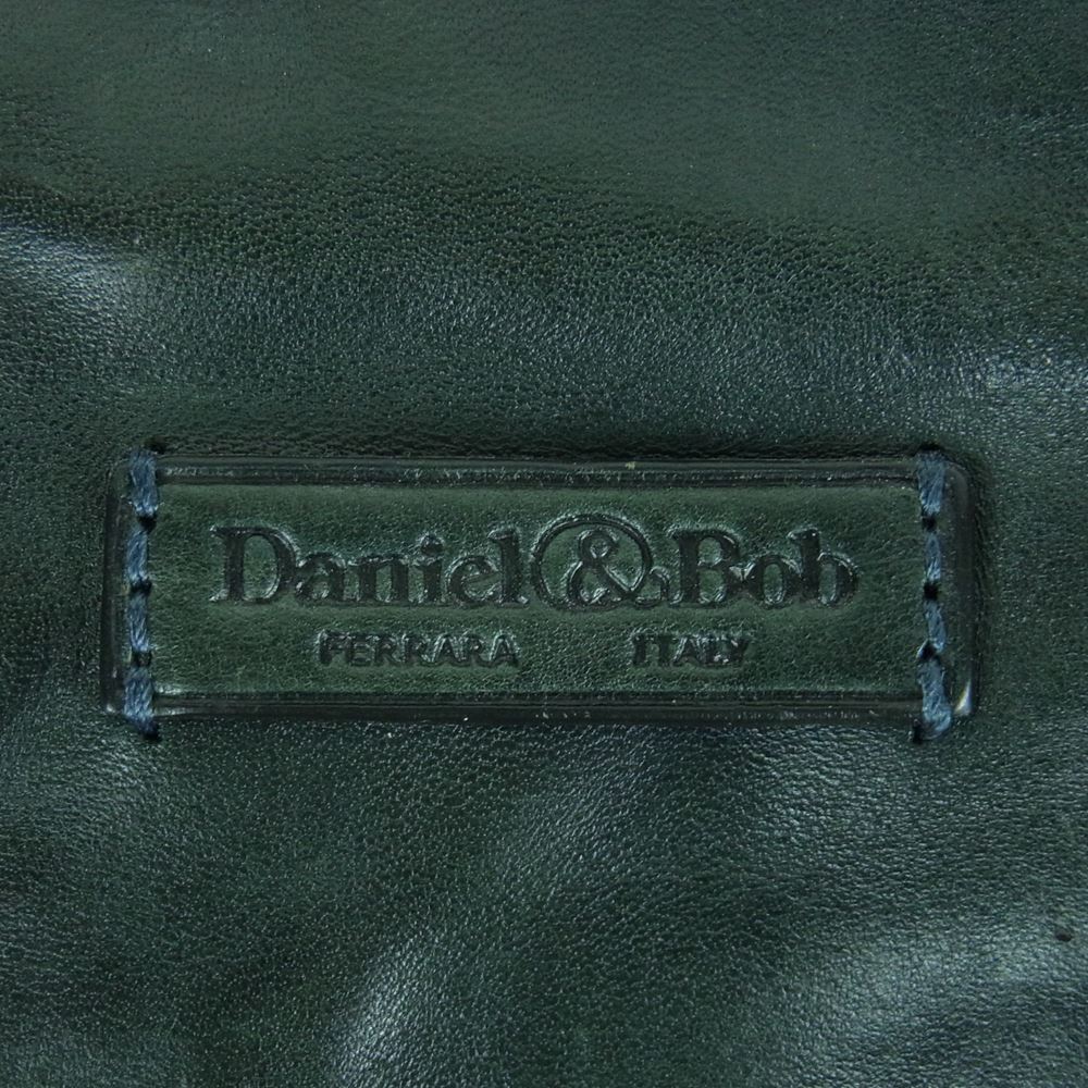 Daniel & Bob ダニエルアンドボブ クロドーロ レザー 2WAY ハンド ショルダー バッグ イタリア製 ダークグリーン系【中古】