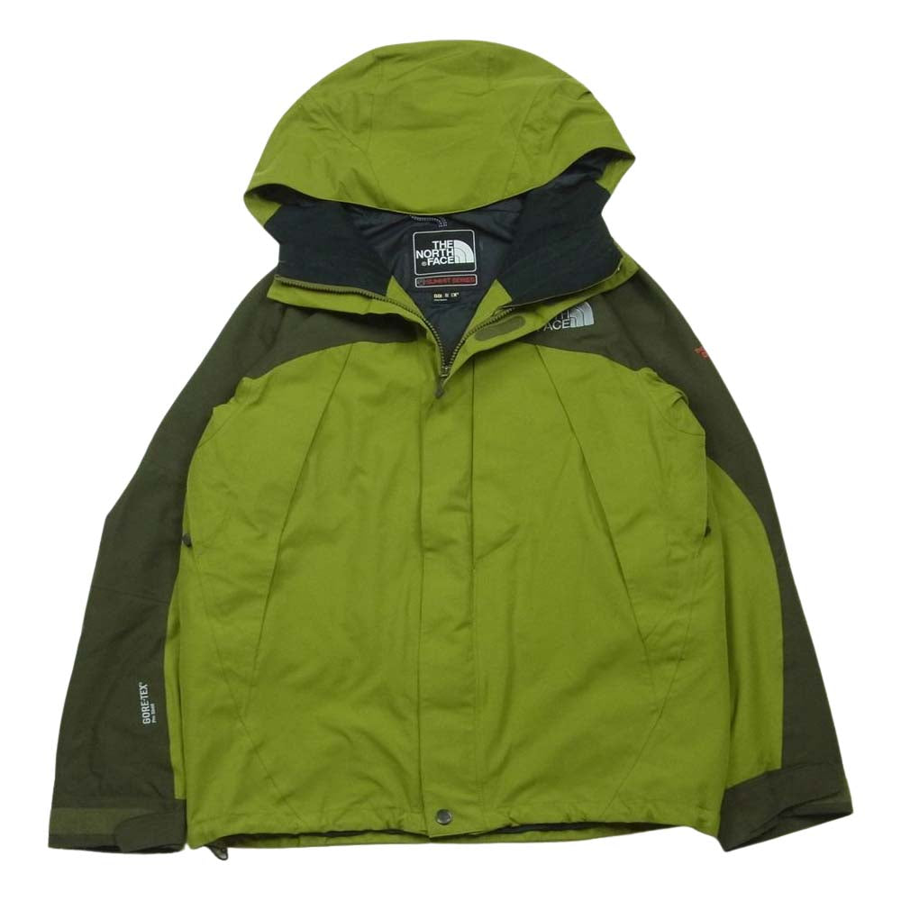 THE NORTH FACE ノースフェイス NP15805 GORE-TEX ゴアテックス SUMMIT サミット ナイロン ジャケット グリーン系 S【中古】