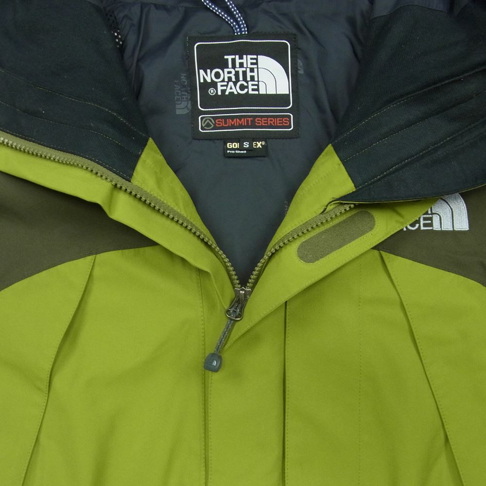 THE NORTH FACE ノースフェイス NP15805 GORE-TEX ゴアテックス SUMMIT サミット ナイロン ジャケット グリーン系 S【中古】