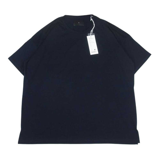 ティー SEA ISLAND COTTON CREW NECK B01 シーアイランドコットン クルーネック カットソー ビッグシルエット ネイビー系 L【極上美品】【中古】