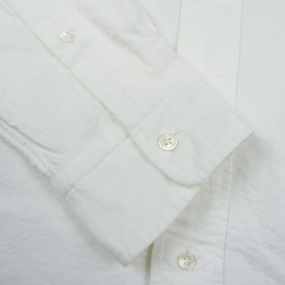 GRAPHPAPER グラフペーパー GM191-50026B Oxford L/S B.D Box Shirt WHITE オックスフォード ボタンダウン ボックス 白 長袖シャツ ホワイト系 2【中古】