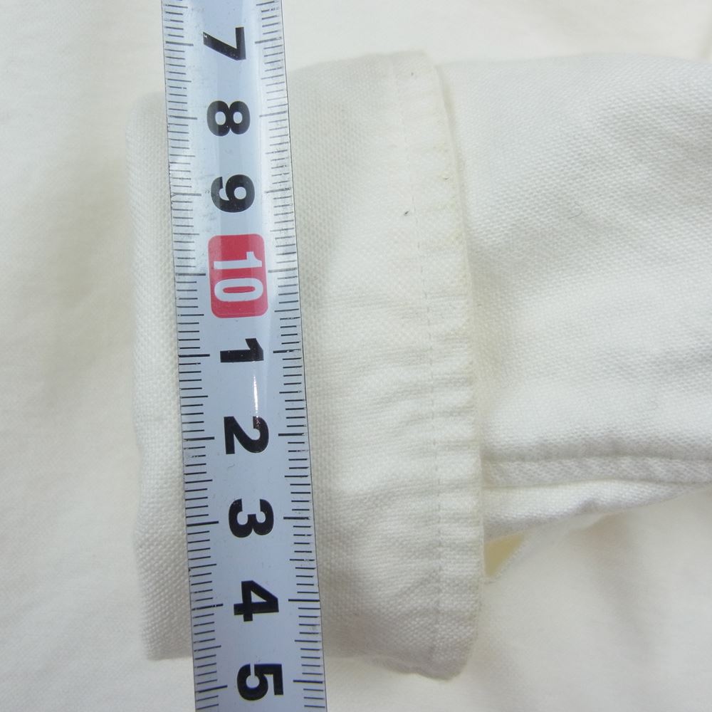 GRAPHPAPER グラフペーパー GM191-50026B Oxford L/S B.D Box Shirt WHITE オックスフォード ボタンダウン ボックス 白 長袖シャツ ホワイト系 2【中古】